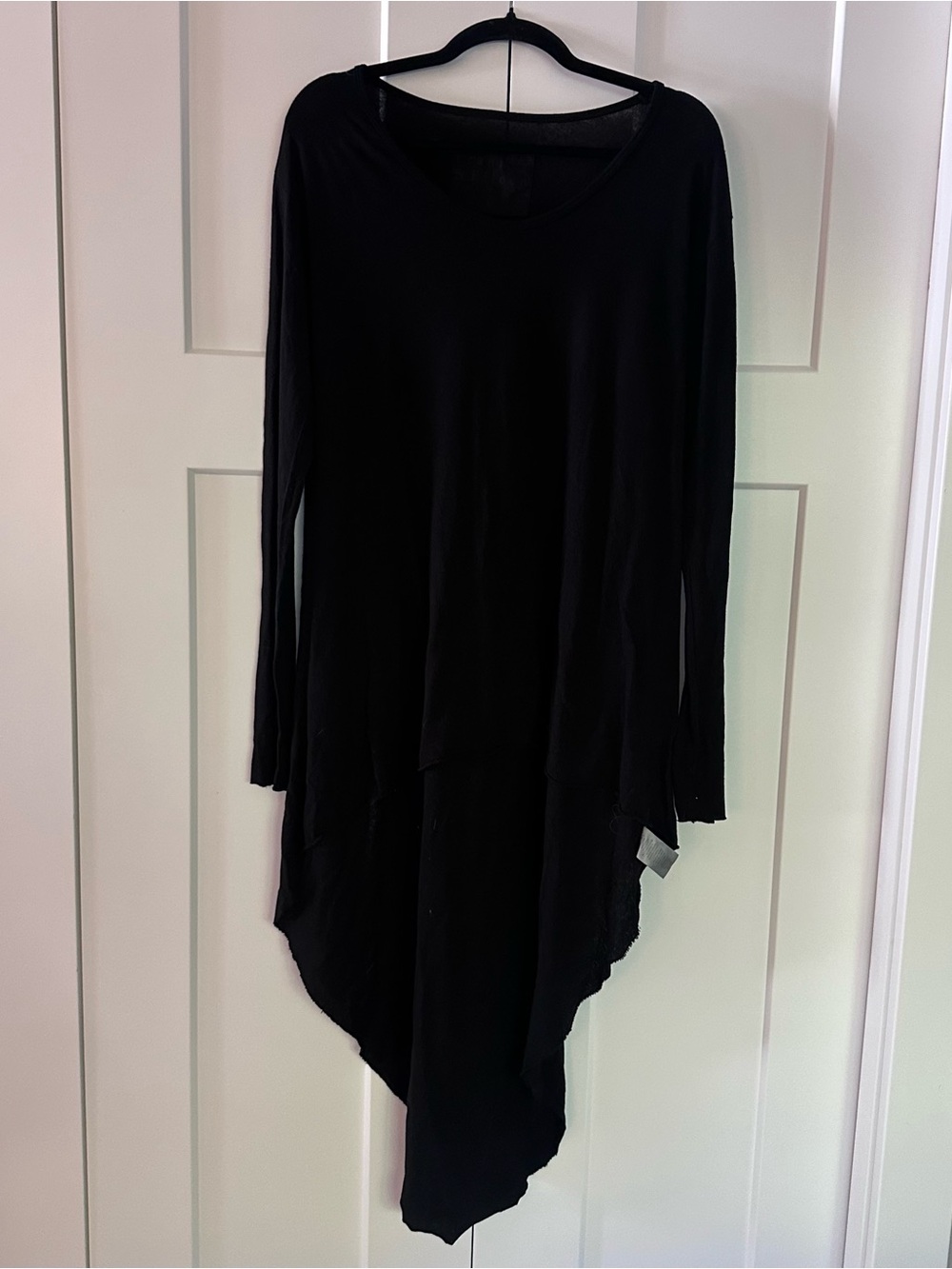 Frank & Eileen Black Long Sleeve High-Low Tunic Top - Picture 2 of 6